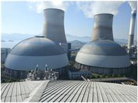 浙江國華寧海電廠二期圓形煤場(chǎng)鋼網(wǎng)架穹頂